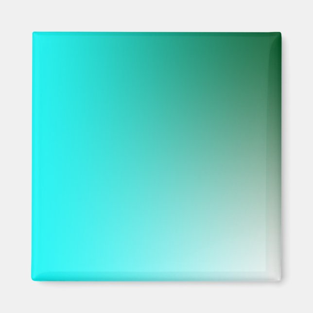 Imán Fades: Verde oscuro y azul claro (Frente)
