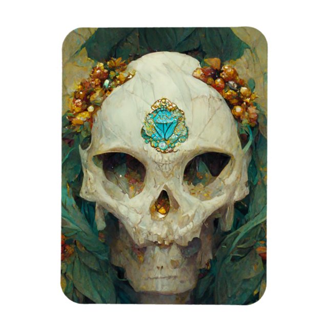 Imán Fae Skull Fantasy (Vertical)