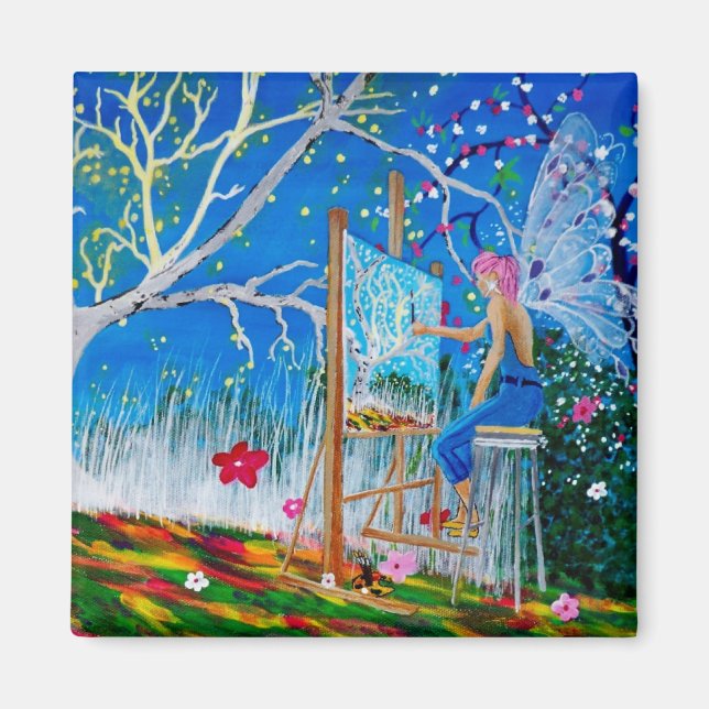 Imán Faery, artista de hadas (Frente)