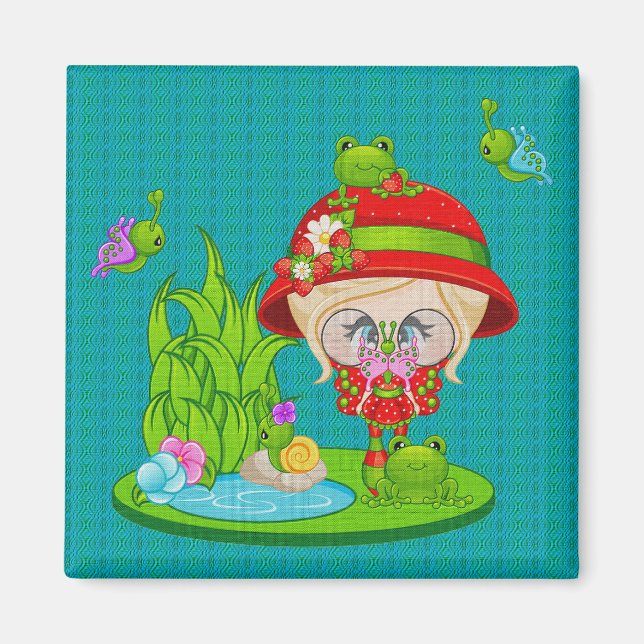 Imán Faery Nature Lover Frog (Frente)