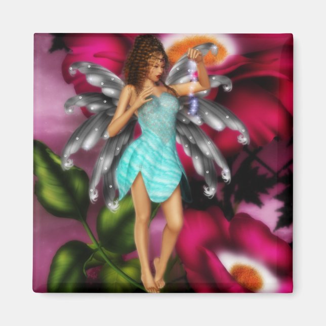 Imán Faery Rosa Magnet (Frente)
