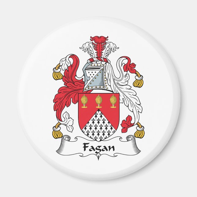 Imán Fagan Family Crest (Frente)