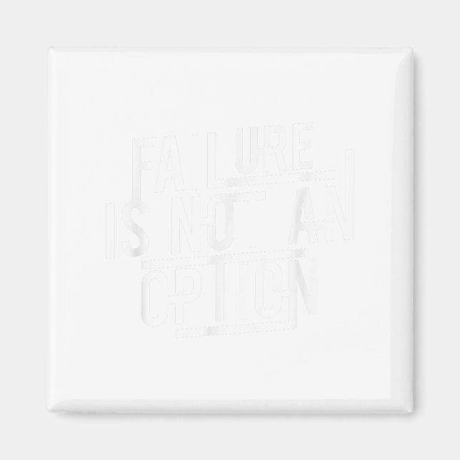 Imán Failure Is Not An Option Motivational  (Frente)