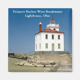 Imán Fairport Harbour West Breakwater Lighthouse Magnet