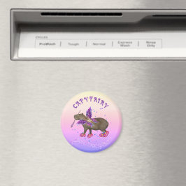 Imán Fairy Capybara Magic