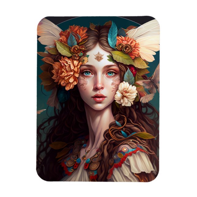 Imán Fairy Chica Fantasy Art Magnet (Vertical)