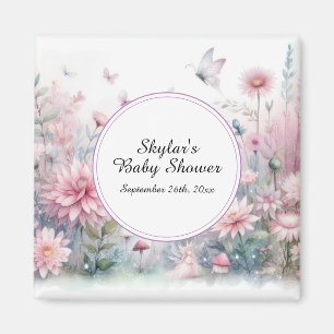 Imán Fairy Garden Baby Shower