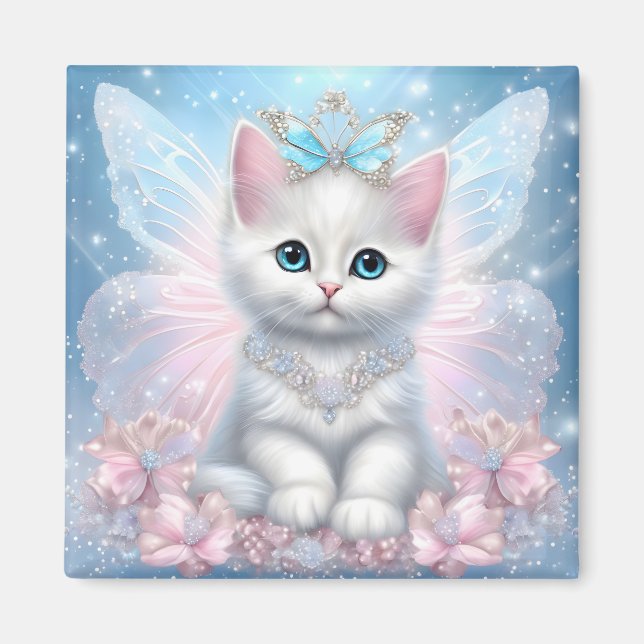 Imán Fairy Princess Kitten (Frente)