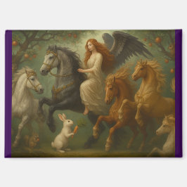 Imán Fairytale Horses and Angel Magnet