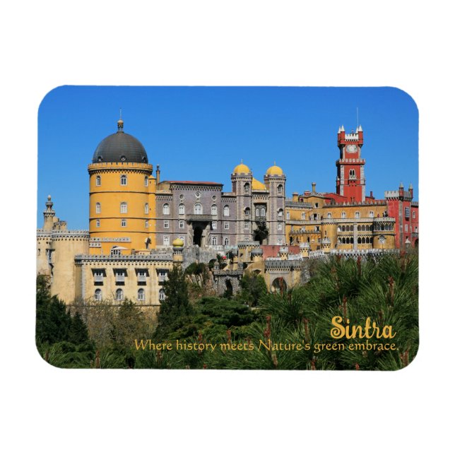 Imán Fairytale Sintra Palace foto en Portugal (Horizontal)