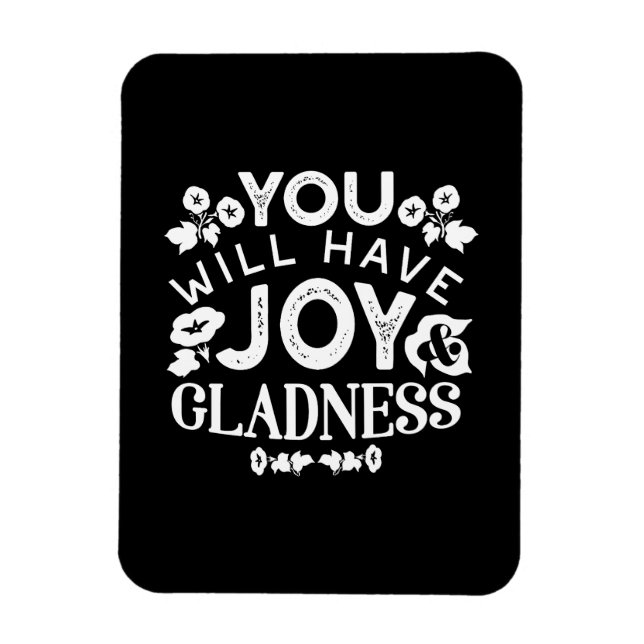 Imán Faith and Happiness – Joy and Gladness Quotes (Vertical)
