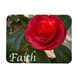 Imán Faith - Bloom Camellia Rojo