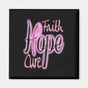 Imán Faith Cure Hope Pink Ribbon