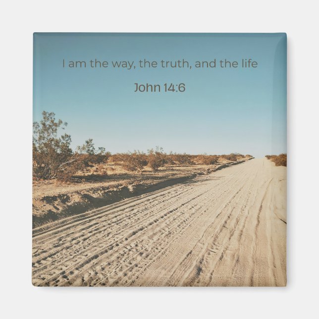 Imán Faith Desert Collection – John 14:6  (Frente)