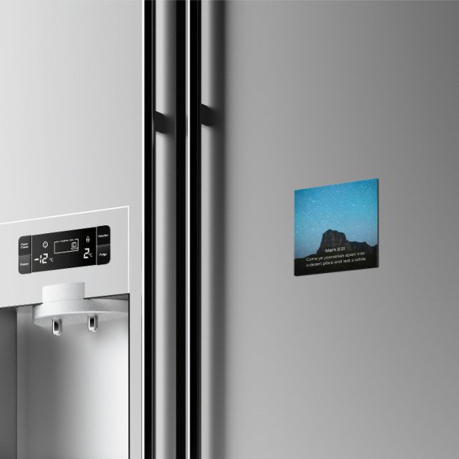 Imán Faith Desert Collection – Mark 6:31 (Subido por el creador)