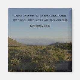 Imán Faith Desert Collection – Matthew 11:28 