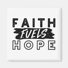 Imán Faith Fuels Hope Quote – Uplifting Christian Art