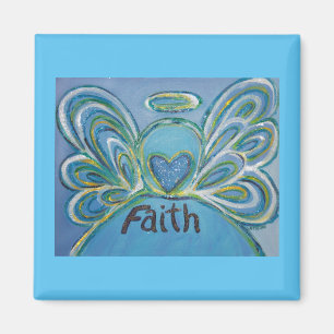 Imán Faith Guardian Angel Word Personalizado Magnet