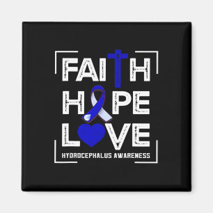 Imán Faith Hope Love Hydrocephalus Awareness 1