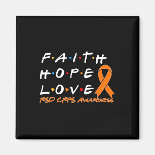 Imán Faith Hope Love Rsd Crps Conciencia