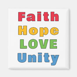 Imán Faith Hope Love Unity