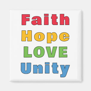 Imán Faith Hope Love Unity