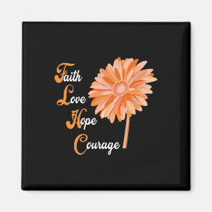 Imán Faith Love Hope Valor Aml Leukemia Conciencia