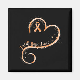Imán Faith Love Hope Valor Aml Leukemia Conciencia