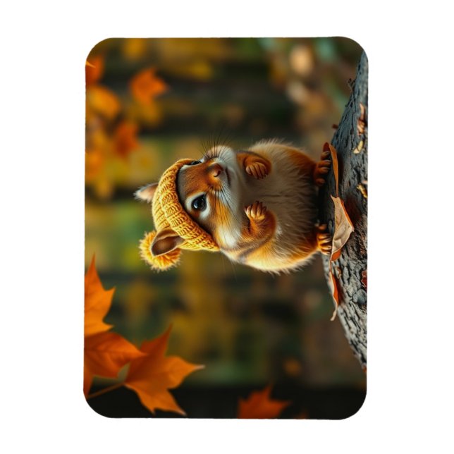 Imán Fall Chipmunk Magnet (Vertical)