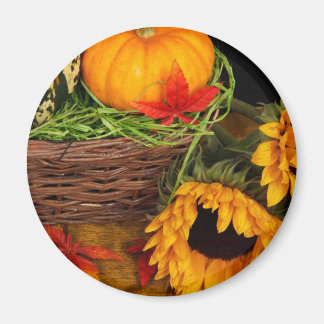 Imán Fall Harvest Sunflowers