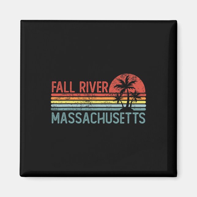 Imán Fall River Machusetts Divertido Viaje a Casa Ciuda (Frente)
