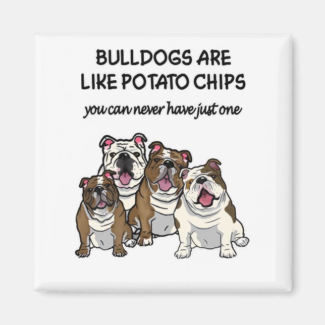 Imán Fallo de varios Bulldoges EBD (Frente)