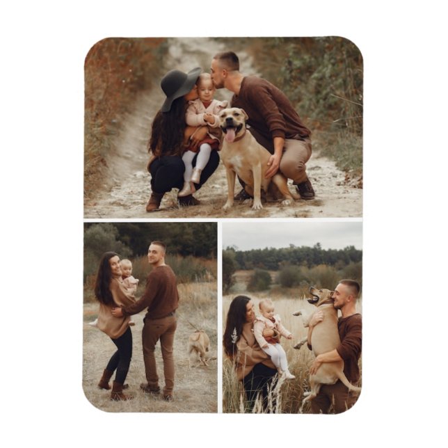 Imán Familia de colecciones de galería fotográfica pers (Vertical)