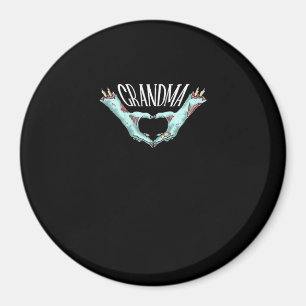 Imán Familia de disfraces de Halloween para el corazón 