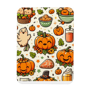 Imán Familia de fiestas de Acción de Gracias