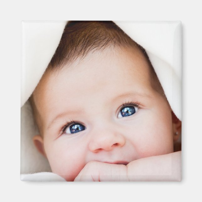 Imán Familia de fotos de personalizado bebé (Frente)