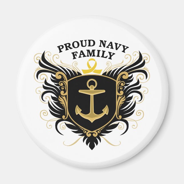 Imán Familia de la Marina Orgullosa (Frente)
