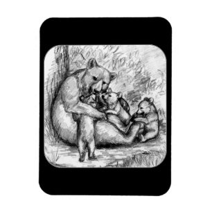 Imán Familia de osos