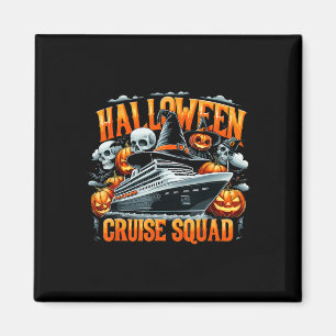Imán Familia del escuadrón de crucero de Halloween 2025