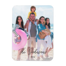 Familia Día Moderno Nombre Fotográfico Personaliza