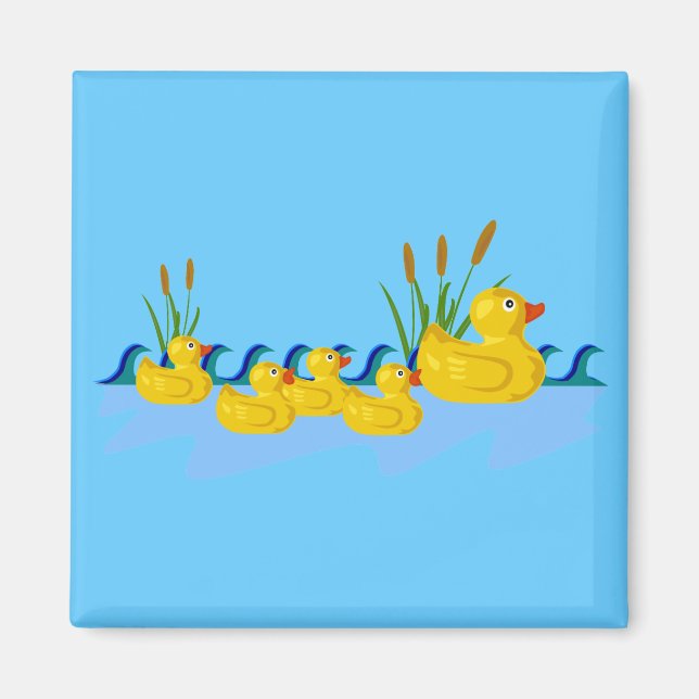 Imán Familia Duck (Frente)