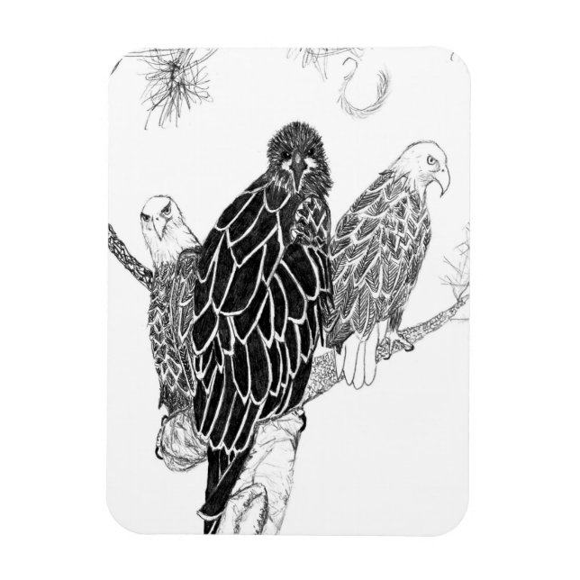 IMÁN FAMILIA EAGLE M15, E15 + HARRIET UN ASUNTO FAMILIA (Vertical)