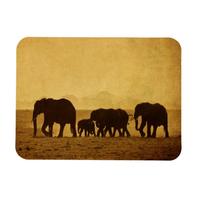 Imán Familia Elephant (Horizontal)