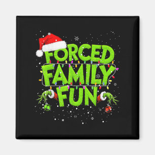 Imán Familia forzada Navidades divertidos Camisetas a l
