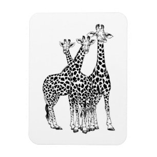 Imán Familia Giraffe