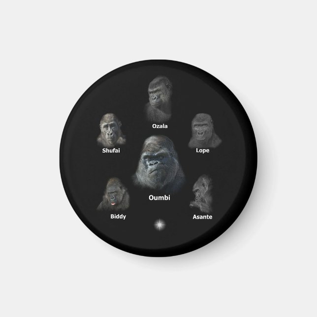 Imán Familia Gorilla (Frente)