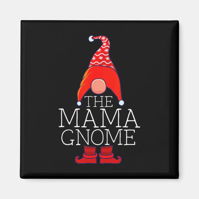 Imán Familia Mama Gnome Grupo de Navidades De Concordan (Frente)