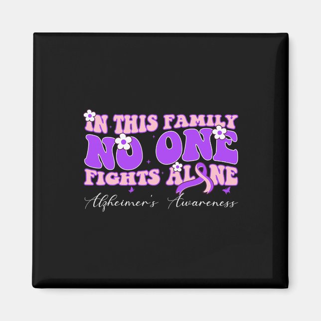 Imán Familia: Nadie lucha solo contra el cáncer de Alzh (Frente)