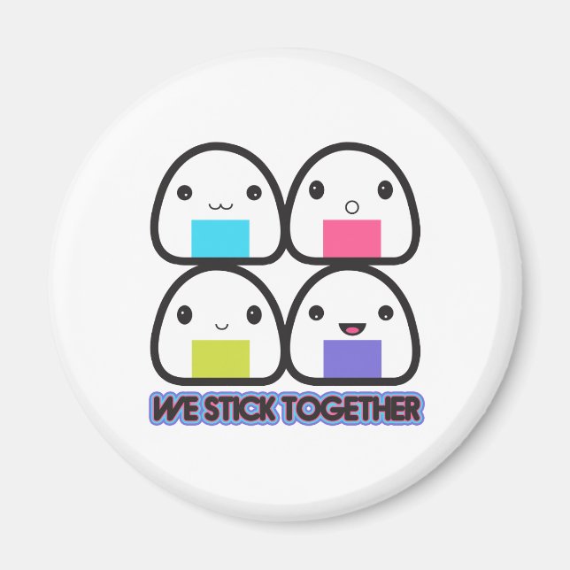 Imán Familia Onigiri (Frente)