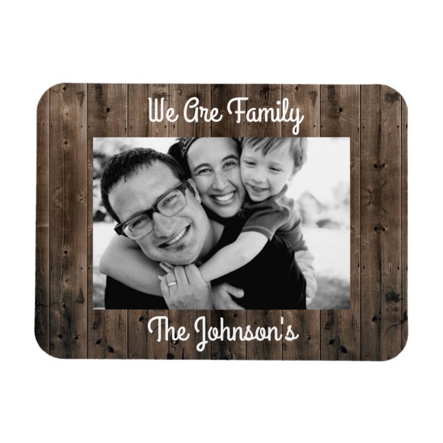 Imán Familia personalizada (Horizontal)